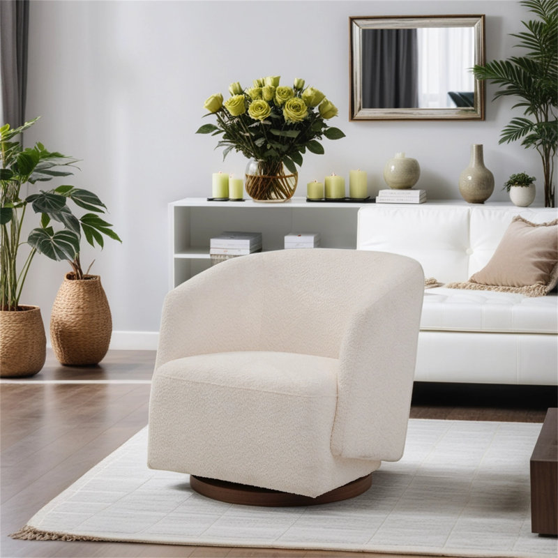 Fauteuil demi-tonneau pivotant de 26 po Sosie