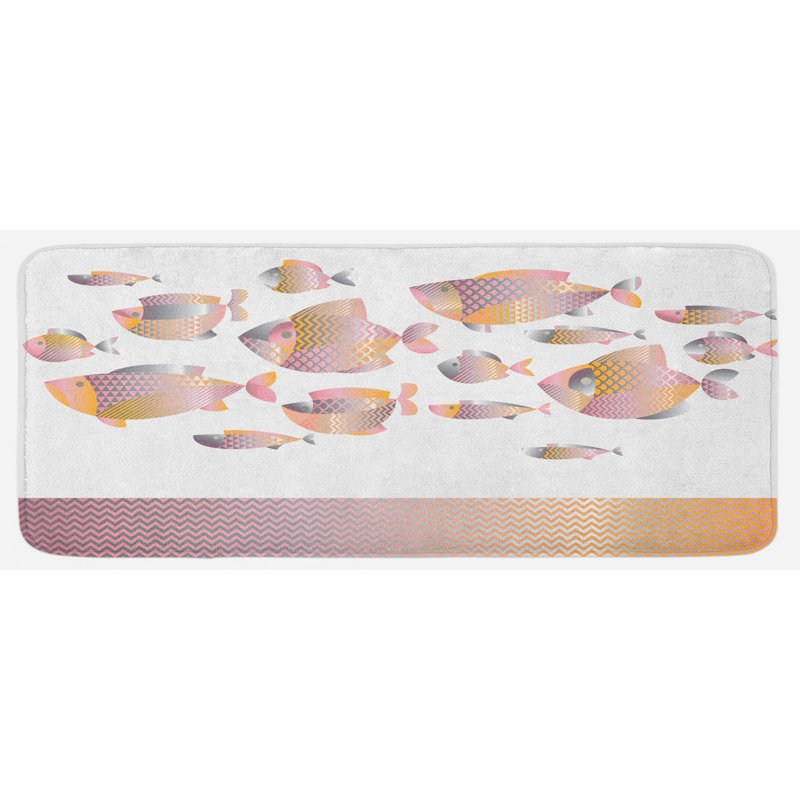 Tapis de cuisine poisson