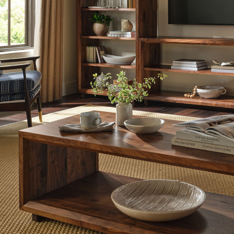 Saranac Solid Wood Cocktail Table