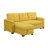 Henos Reversible Sleeper  84" Reversible Sleeper Sectional Sofa with Storage Chaise, USB Charging Ports and Pocket-1962200183