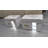 Sienna- White Wall Mounted Bathroom Vanity 36"