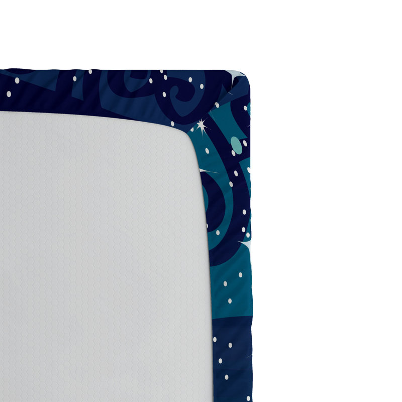 Ensemble de 2 draps-housse Ambesonne Starry Night, Drap-housse très grand californien