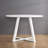3 Dining - Round Table And 2 Boucle Chairs Luxury Materials With Curved Design