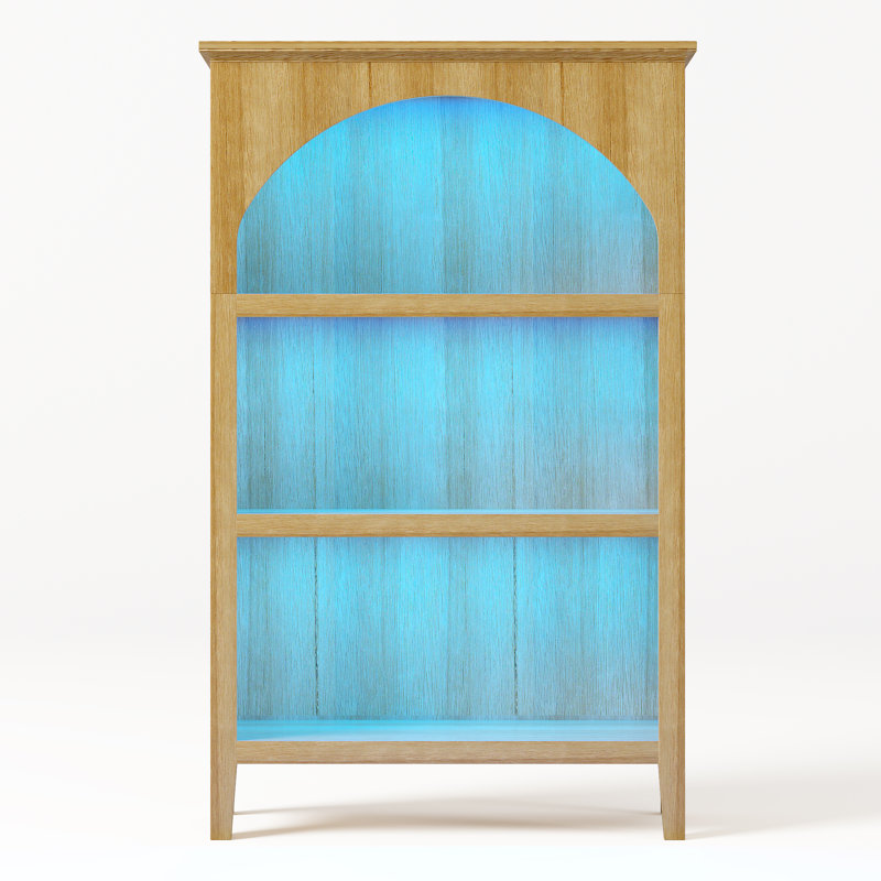 120.6cm H x 75cm W Bookcase, Oak