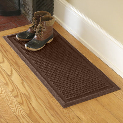 WaterHog Squares 15 in. x 36 in. Indoor Outdoor Boot Tray