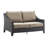 Serta Tahoe Outdoor Loveseat, Brown Wicker