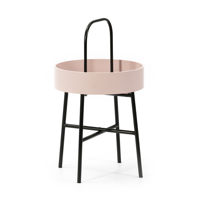 Laarni Tray Top End Table, Rose