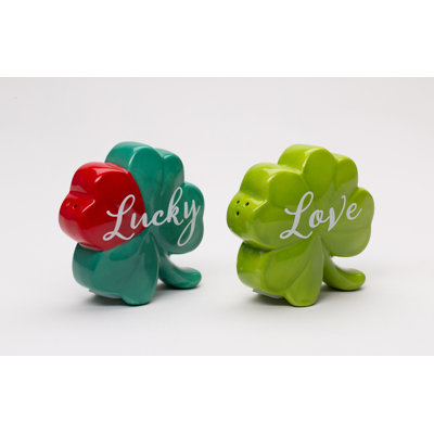 Shamrock Lucky Love Salt And Pepper