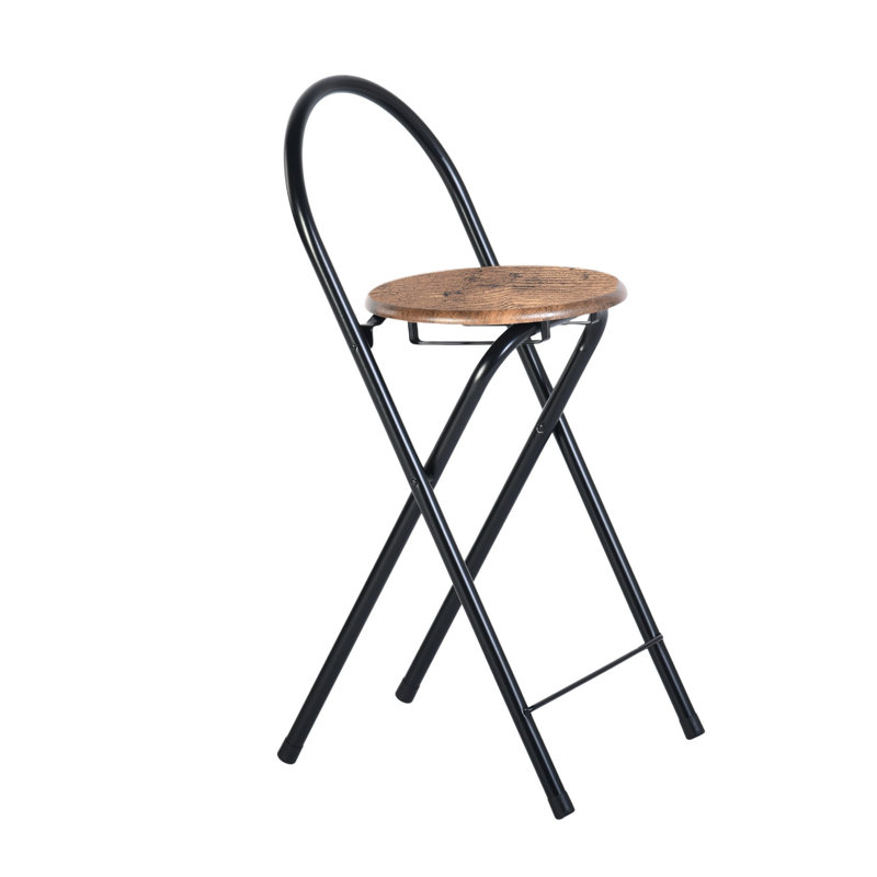 Anastice Counter Stool with Metal Frame