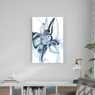 Éclat floral bleu II