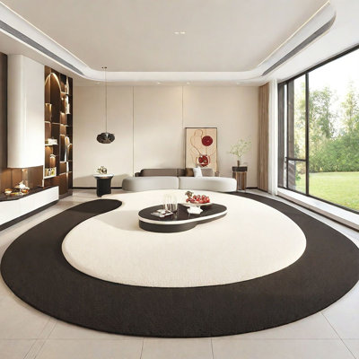 Semi-circular curved light luxury sofa