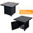 Square Steel Propane Smokeless Fire Pit Table