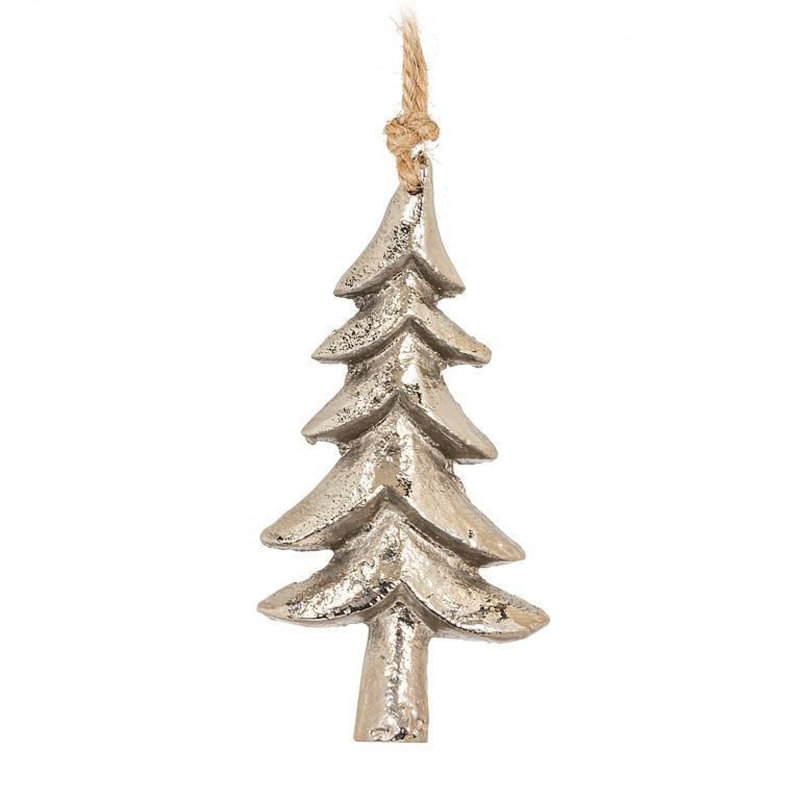 Ensemble d'ornement 40 pots d'arbres, Argent