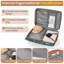 Ensembles de valises 4 pièces (14/20/24/28), valise légère extensible avec 4 roues pivotantes doubles à 360 degrés pour matériaux de transport