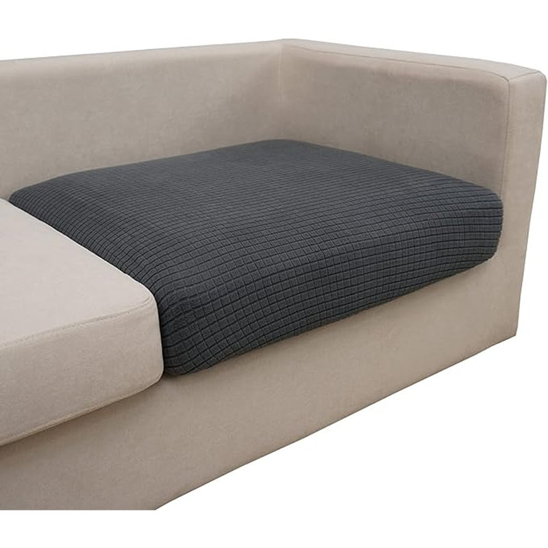 Housse de coussin extensible gris foncé Magic
