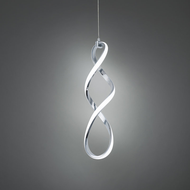 Luminaire suspendu géométrique à 1 lumière Fralick, L 21 po x P 5 po x H 20,5 po