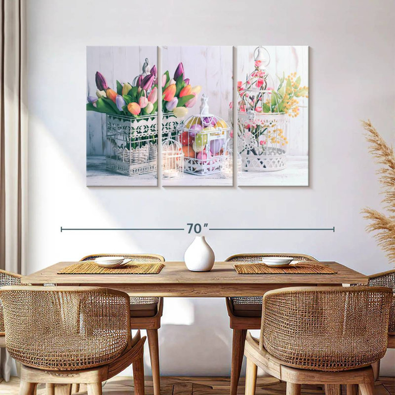 Décoration de Pâques, H 36 po x l 57 po