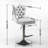 Thick Swivel Velvet Barstools Adjusatble Seat Height From 27-35 Inch, Modern Upholstered Bar Stools With Backs Comfortable Tufted For Home Pub And Kitchen Island (Set Of 2)-281308598-281308599