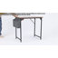 Ensemble de bureau et de chaise: Bureau d'écriture et chaise de bureau en filet-1528655359