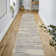 Nastazja Striped Machine Woven Polypropylene Area Rug in Cream/Grey