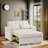 Collinward 53" W Murphy Sofa Bed Loveseat with Adjustable Tufted Back and USB Outlet-297002898-297002990
