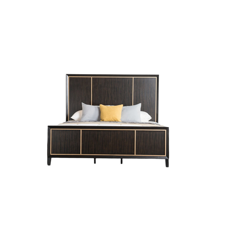 Garniture de tête de lit pour grand lit espresso 1pc, Grand lit