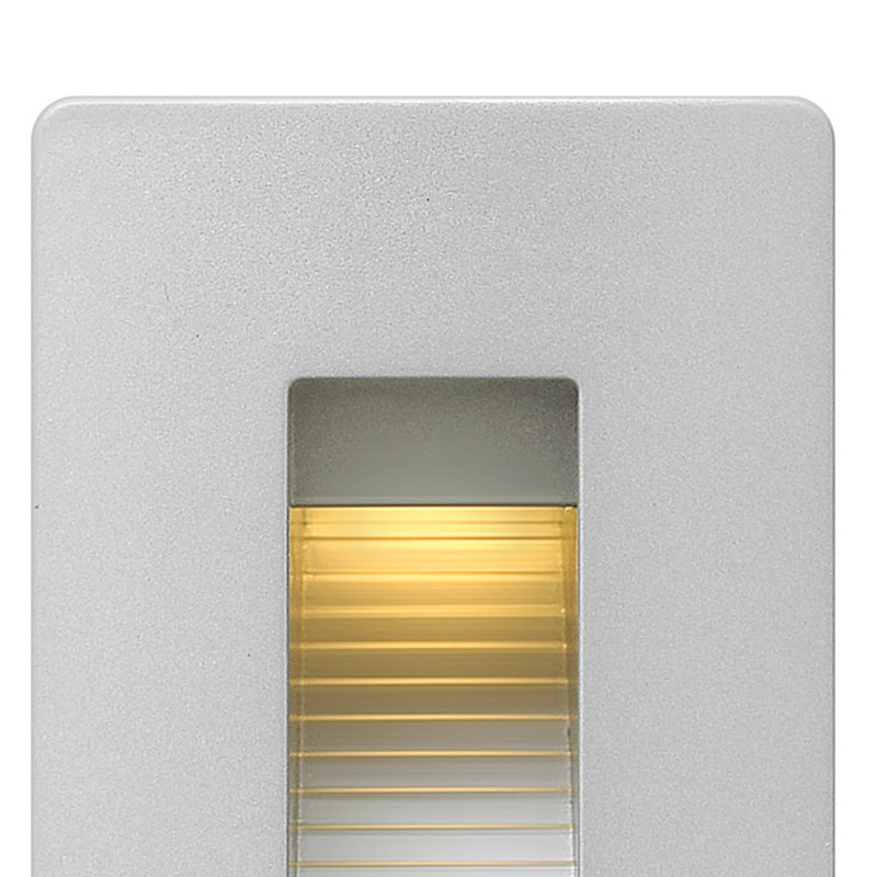 Luna Line Voltage Integrated LED Step Light, Titanium