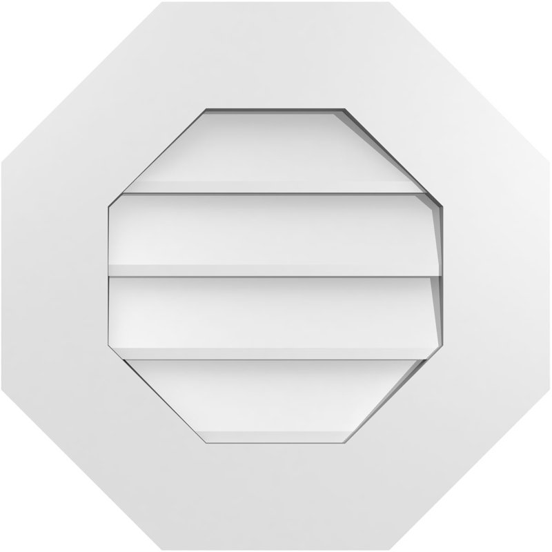 Vent à pignon octogonal Signature, H 18 po x l 18 po x P 1 po