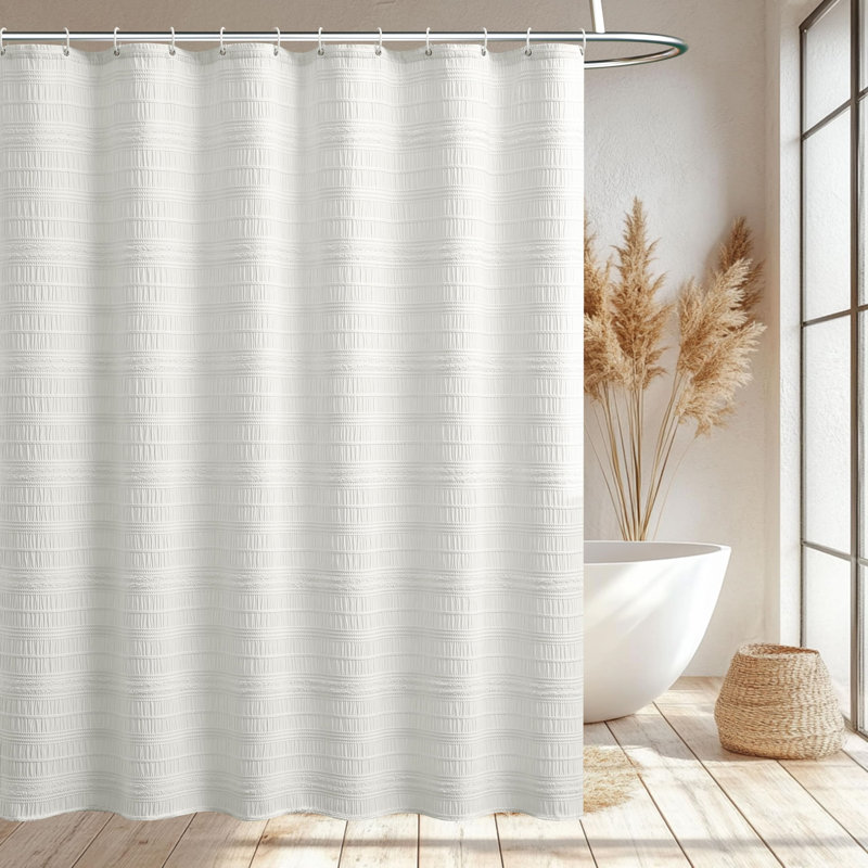 Rideau de douche Farmhouse Boho, H 96 po x l 72 po