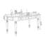 Bureau en bois massif de style américain-1393934029