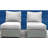 Armless Fully Assembled Patio Chair With Cushions-153167555-153167554
