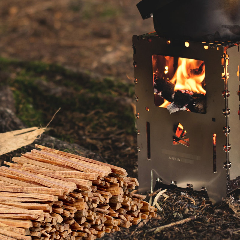 Fire Starter, 40 Lbs Of Natural Pine Sticks - Great For Outdoor Activities, High Flammability, Long Burn Duration 100% Kindling Ideal Hiking, Camping, Fishing, Hunting, Time