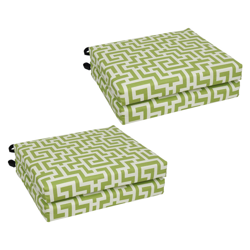 Outdoor 3'' Seat Cushion, Green