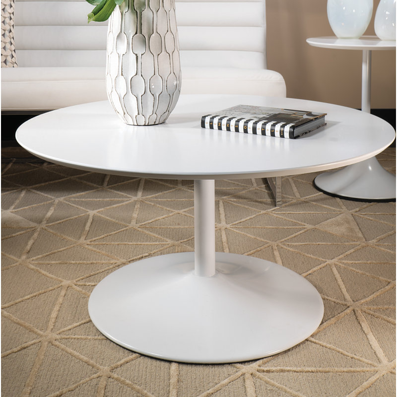 Ensemble de tables basses 2 pièces Mielke, Blanc
