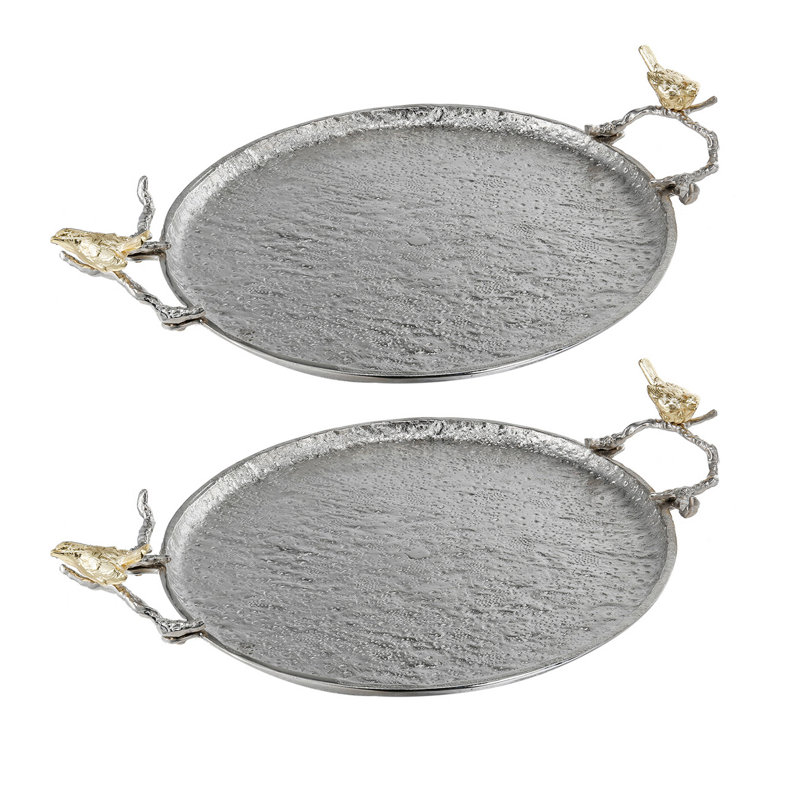 Plateau en aluminium - ensemble de 2