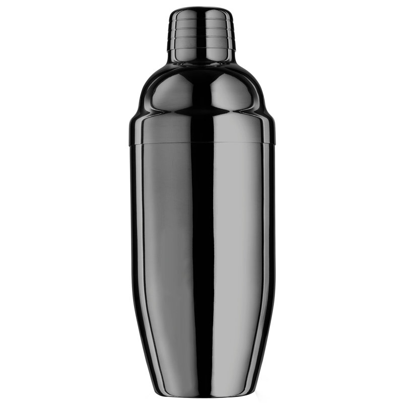 Stainless Steel Shaker, Black
