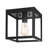 Ladontae Matte Black 1 - Bulb Outdoor Flush Mount
