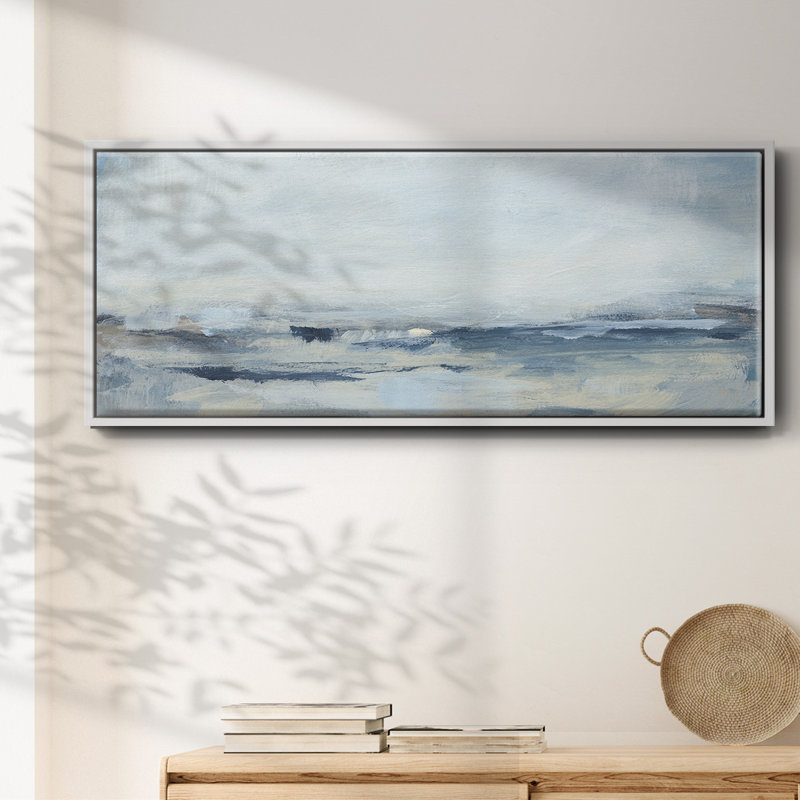 Sailing I- Framed Canvas, 24" H x 60" W
