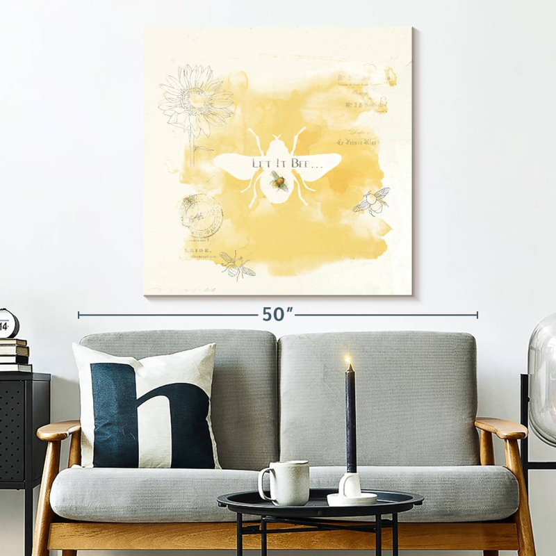 Bee And Bee III, 33" H x 33" W