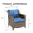 Tya Outdoor Wicker Rattan Lounge Chairs With Cushions (Set Of 2)-1273018929