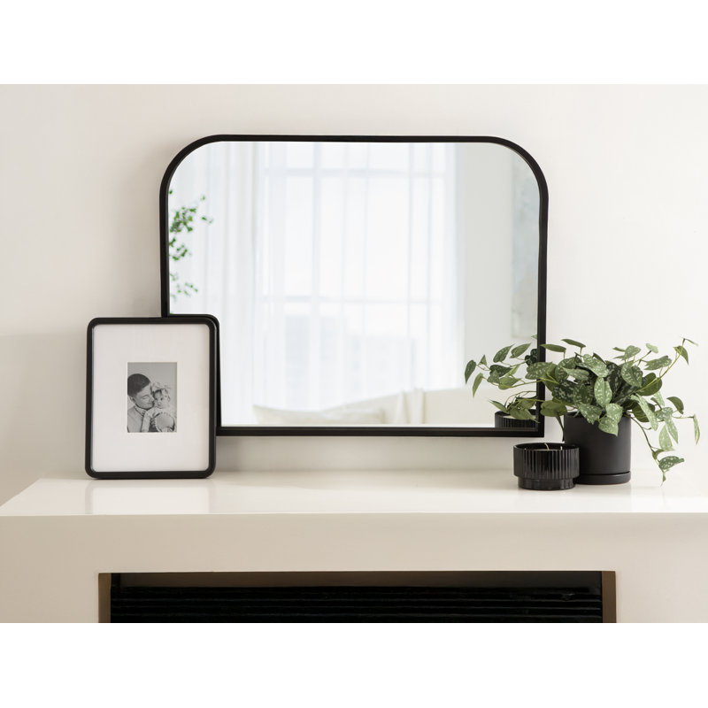 Miroir de salle de bain Travis, Noir