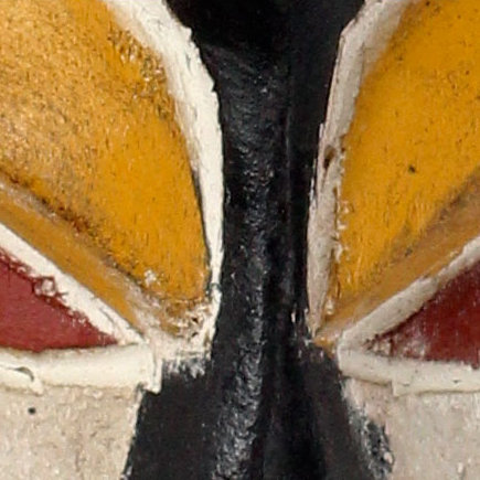 Handmade Traditional People Wall Decor on Wood