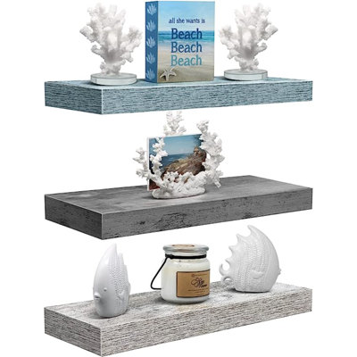 Ancasta 3 Piece Floating Shelf