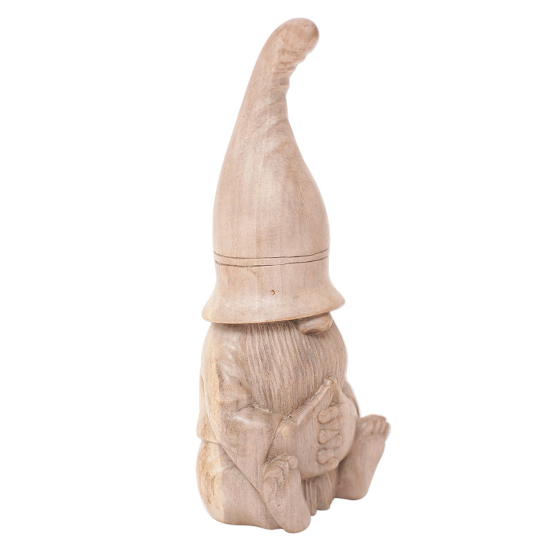 Novica Handmade Praying For Nature Wood Sculpture