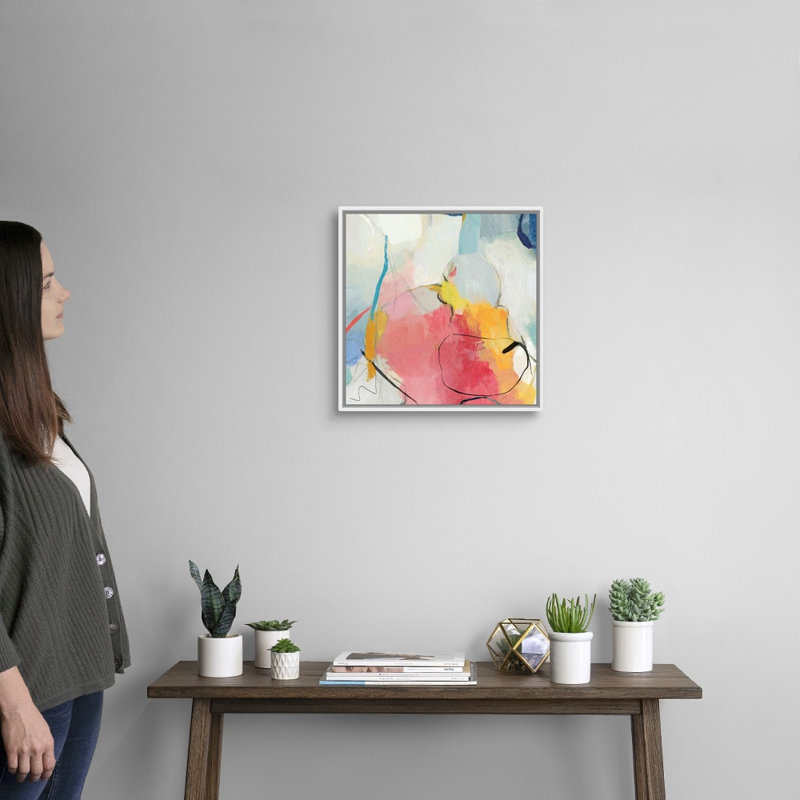 Watermelon II par PI Studio - reproduction sur toile, Toile blanche encadrée, H 18 po x l 18 po x P 1,75 po