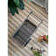24.4x12.6x15.4" Rustic Black Trolley Cart Plant Stand, Planter
