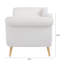 Chaise longue avec accoudoirs à volutes-2001110367