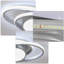Modern Oval LED 39W Flush Mount Ceiling Light