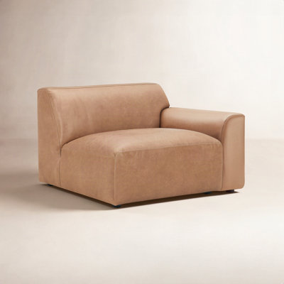 Kiana Top Grain Leather Right-Facing Reclining Sectional