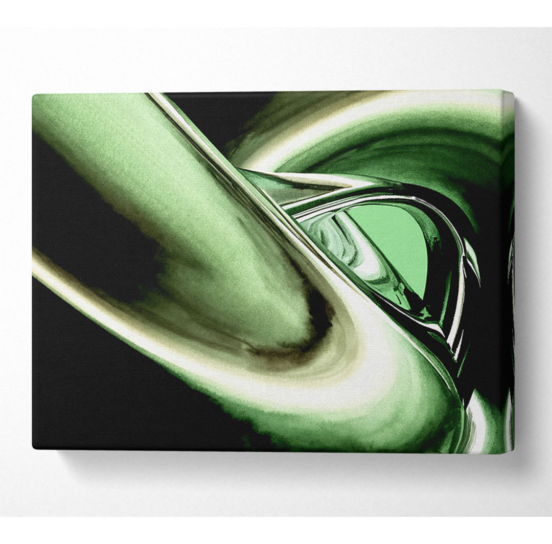 Green Time Tunnel - Kunstdrucke auf Leinwand